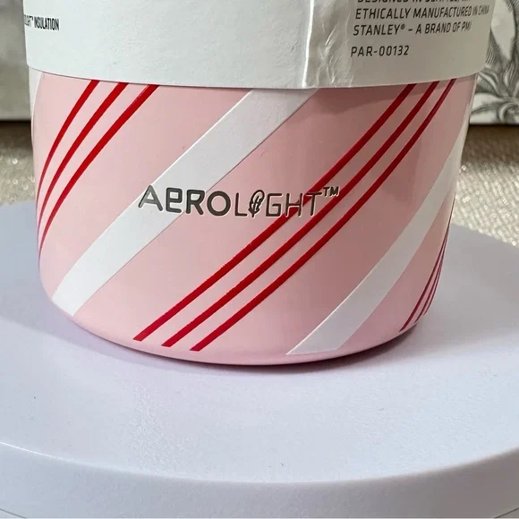 Stanley Strawberry Cream Twist 16oz AEROLIGHT Transit Bottle Target Exclusive - Picture 8 of 12